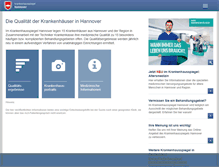 Tablet Screenshot of krankenhausspiegel-hannover.de